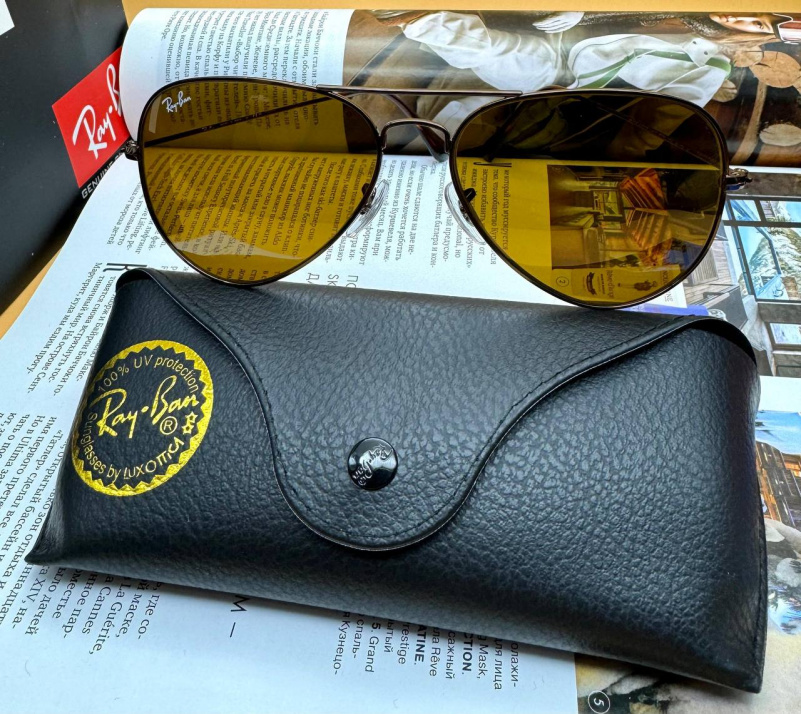 Ray Ban Солнцезащитные очки Aviator Large Metal
