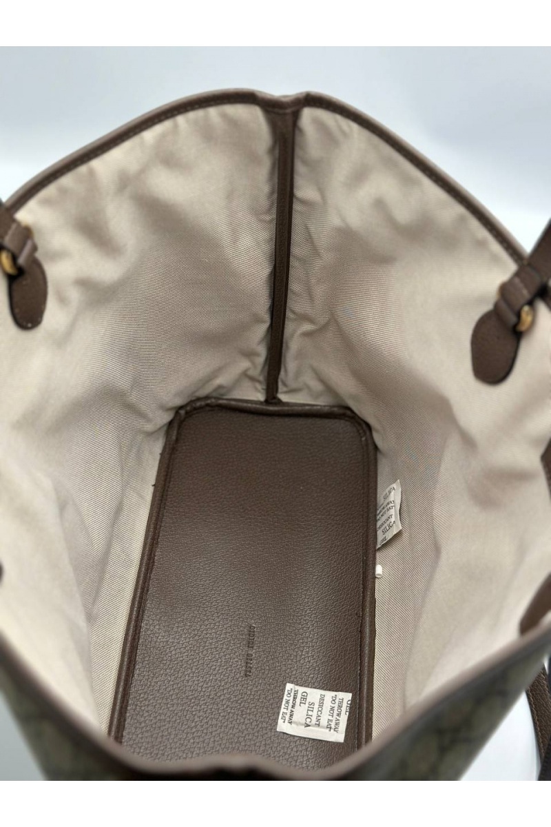 Gucci Женская кожаная сумка Ophidia GG 45x27x38 см