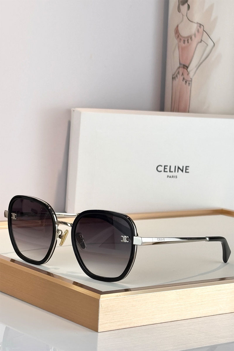 Celine Солнцезащитные очки Metal Triomphe