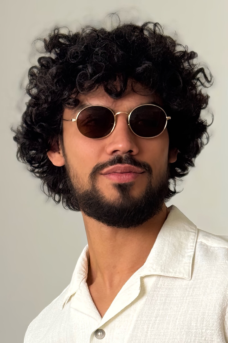 Ray Ban Солнцезащитные очки Oval Metal - Brown
