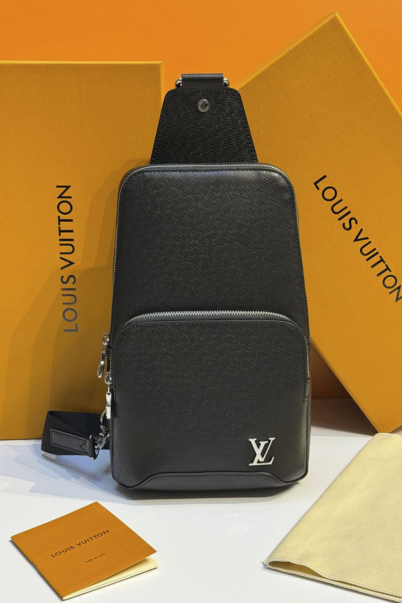 Lоuis Vuittоn Кожаная сумка Avenue Sling premium 30x20x10 см