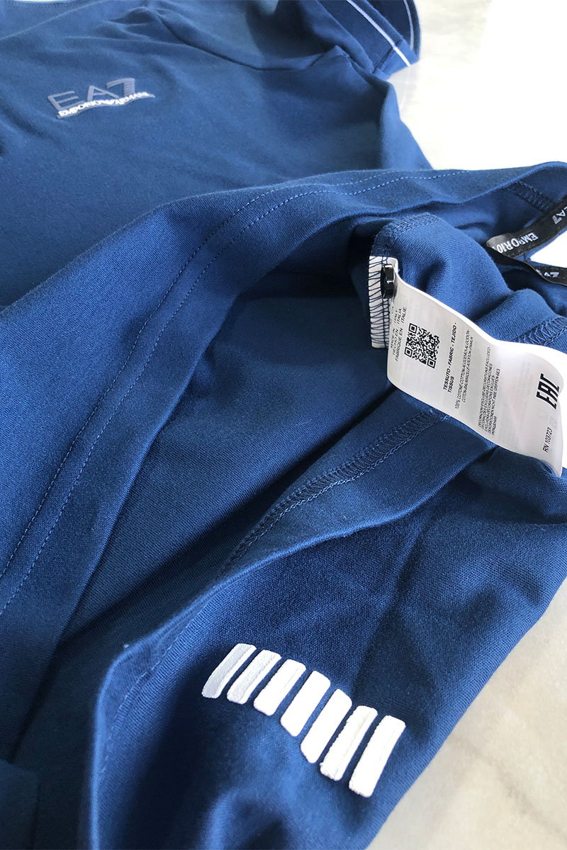 Emporio Armani EA7 Мужское белое поло