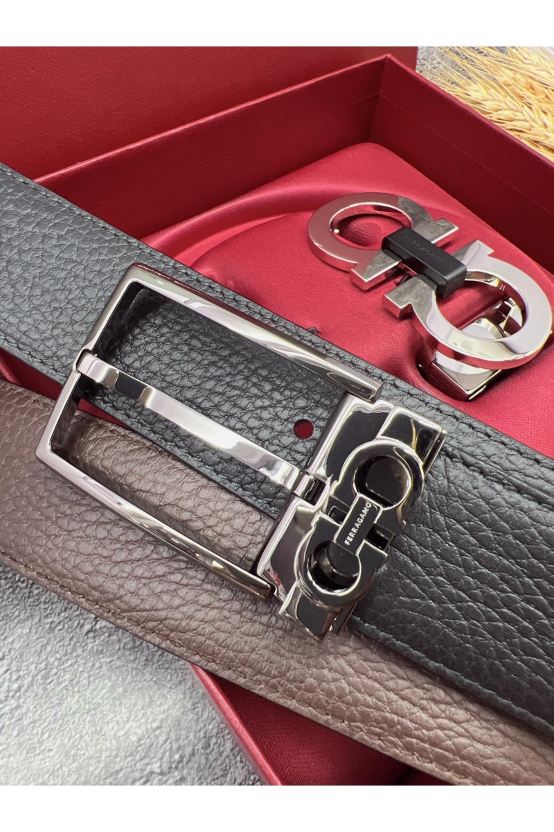Salvatore Ferragamo Кожаный ремень premium