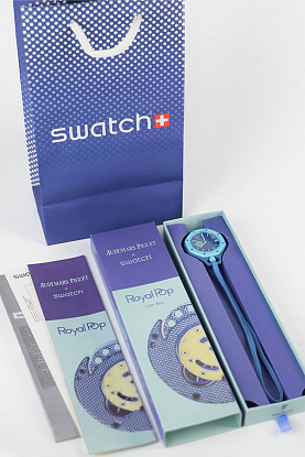 Часы Audemars Piguet × Swatch Royal Pop Lan Ba premium 