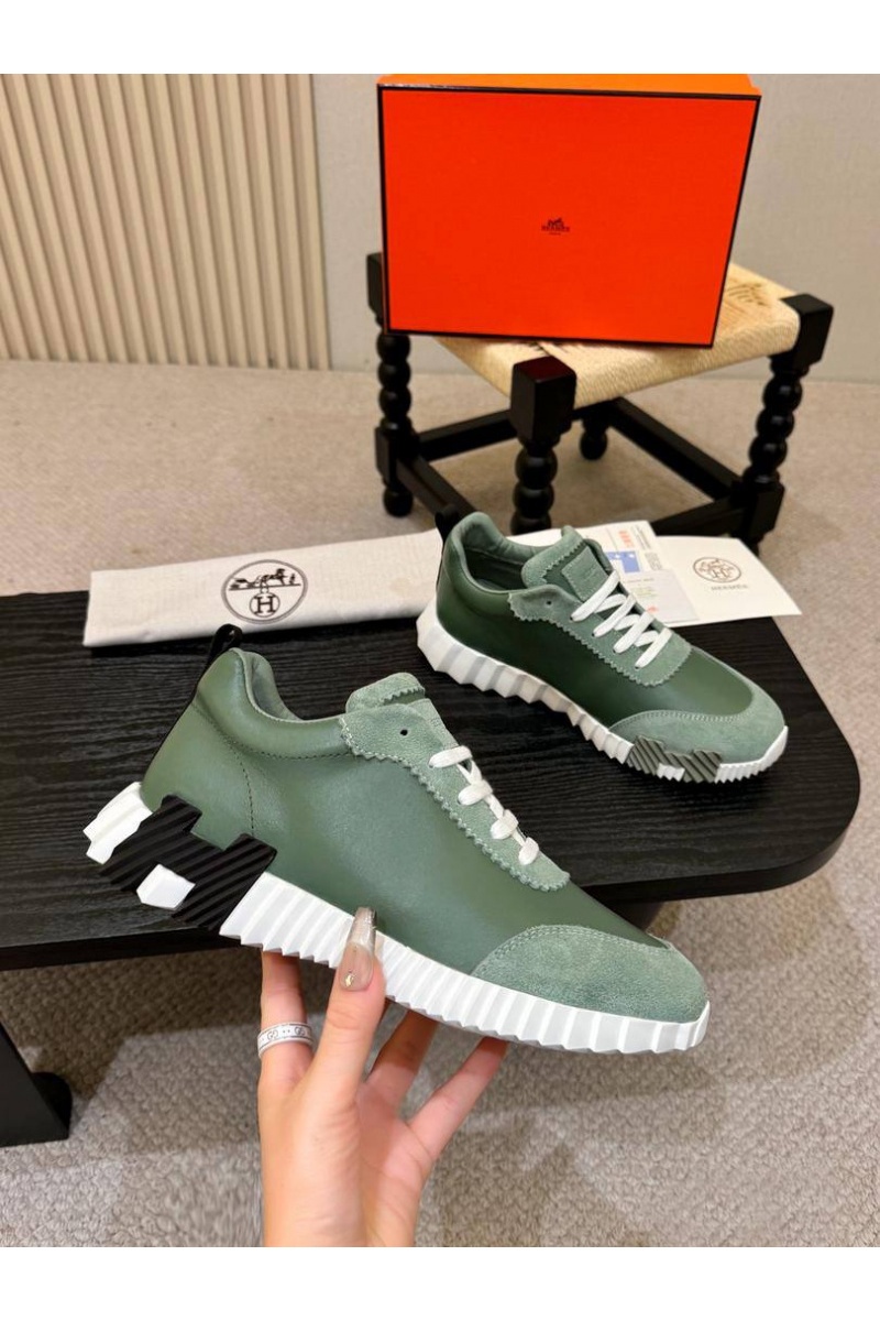 Hermes Мужские кроссовки Bouncing - Green