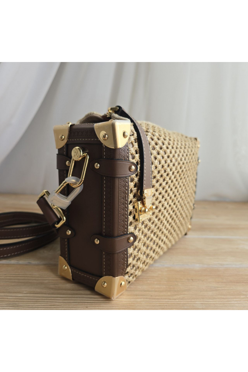 Lоuis Vuittоn Кожаная сумка Side Trunk MM 22x16 см