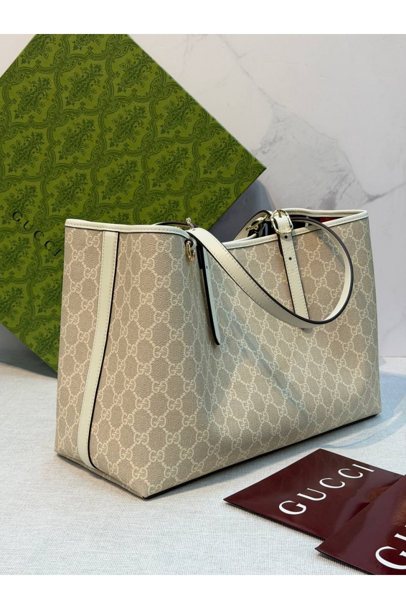 Gucci Кожаная сумка GG Emblem premium 38x25x15 см