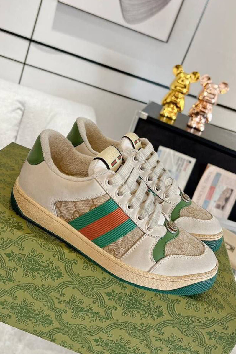 Gucci Женские кроссовки GG Screener premium