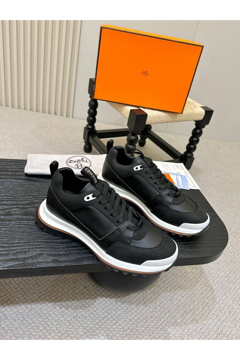 Hermes Мужские кроссовки Leader - Black