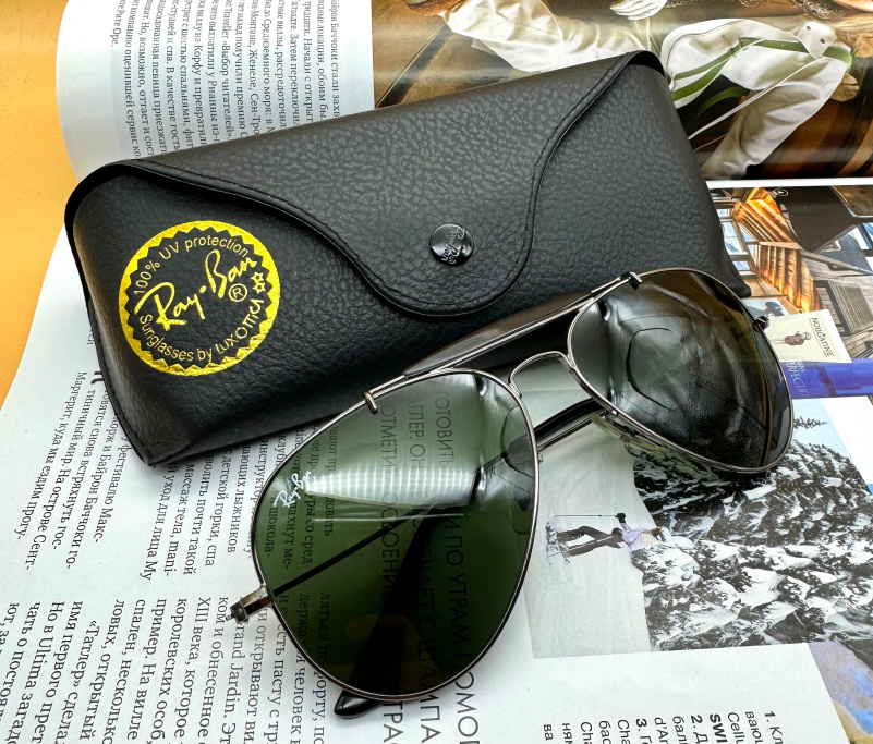 Ray Ban Солнцезащитные очки Outdorsman - Green / Silver