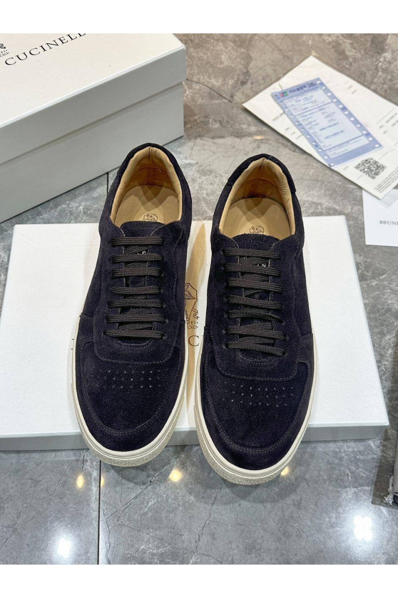 Designer Мужские замшевые кроссовки - Black Currant