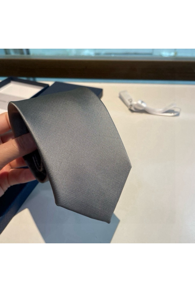 Dior Галстук Oblique premium - Grey