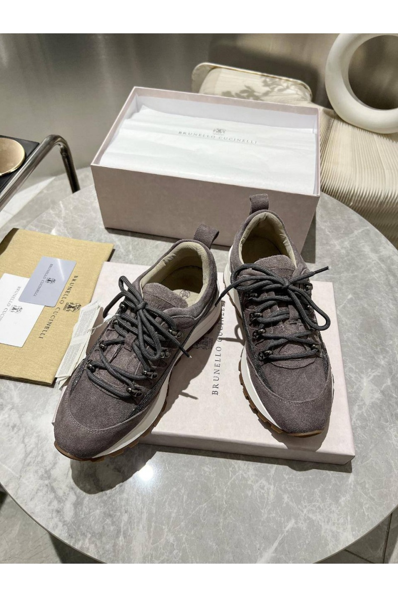 Designer Женские замшевые кроссовки Monili Premium - Grey