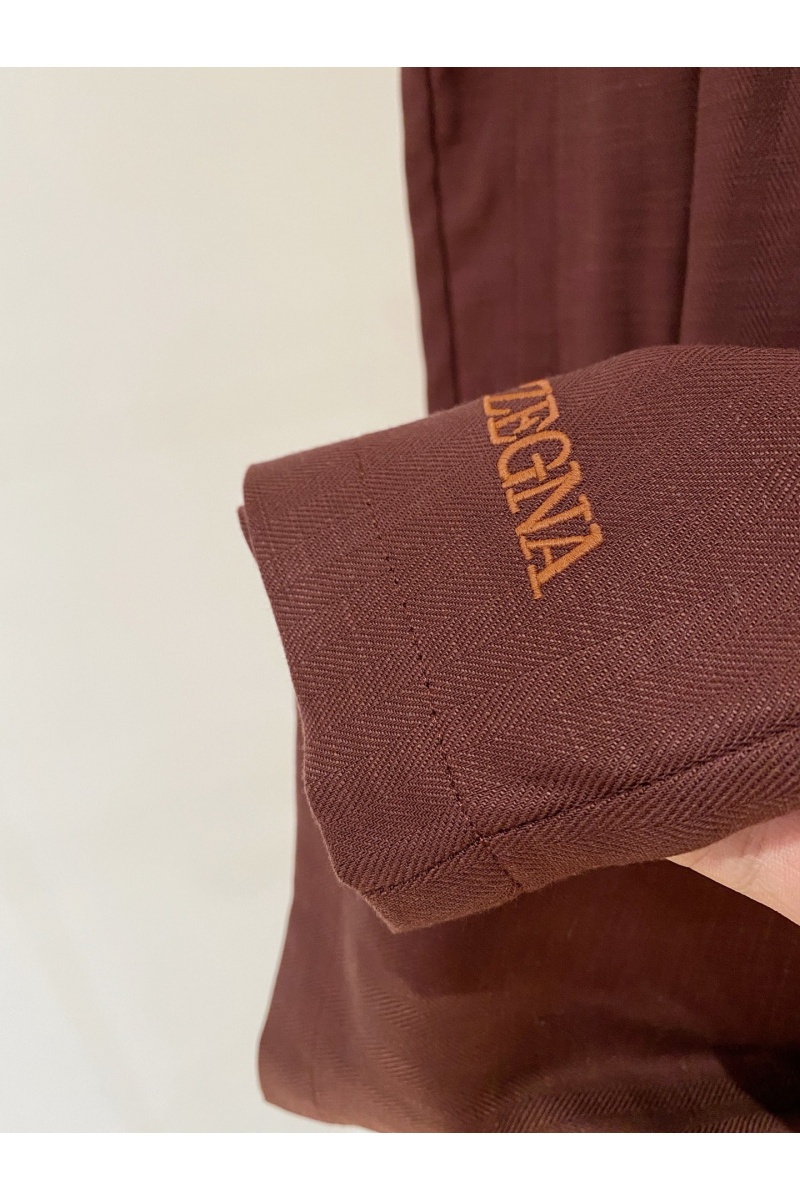 Zegna Шорты бордового цвета premium