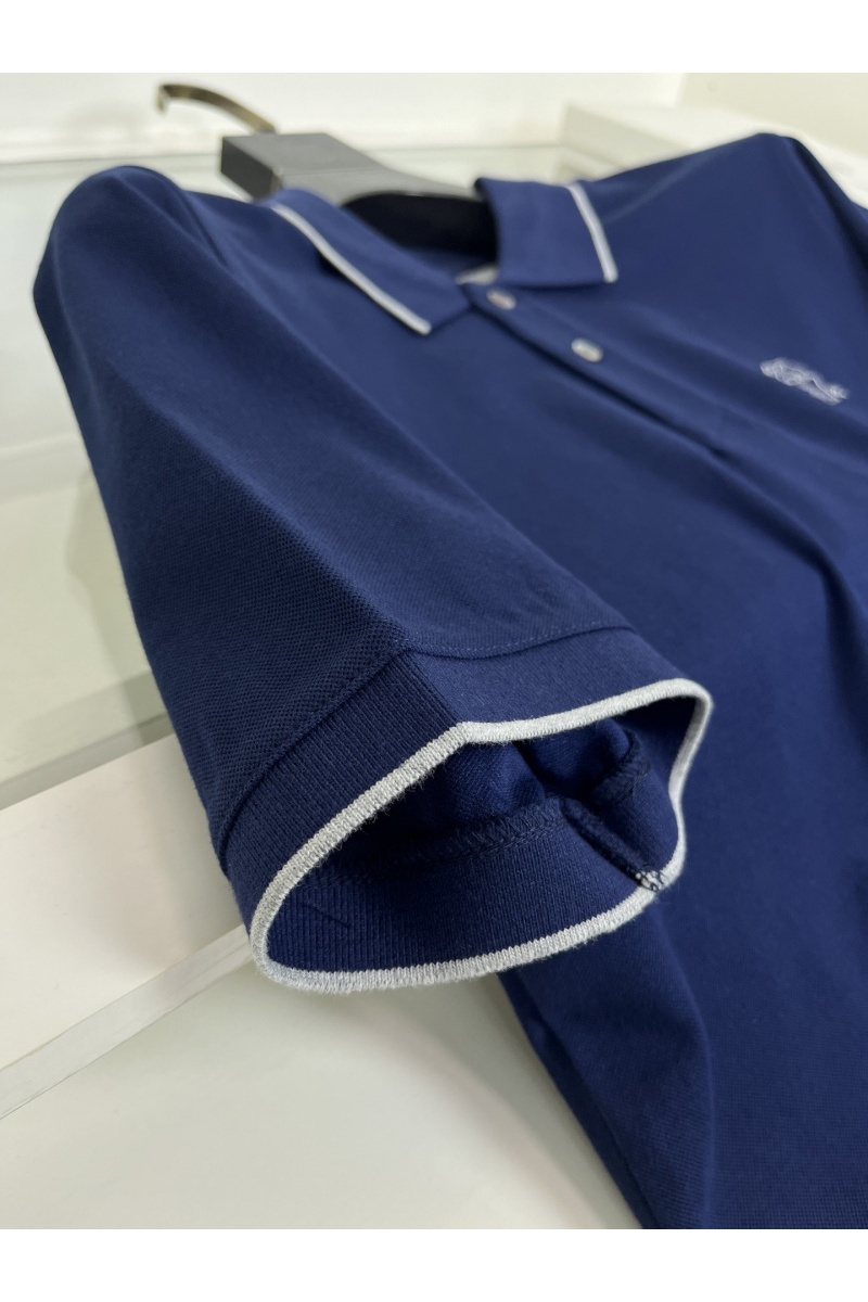Designer Мужское синее поло premium