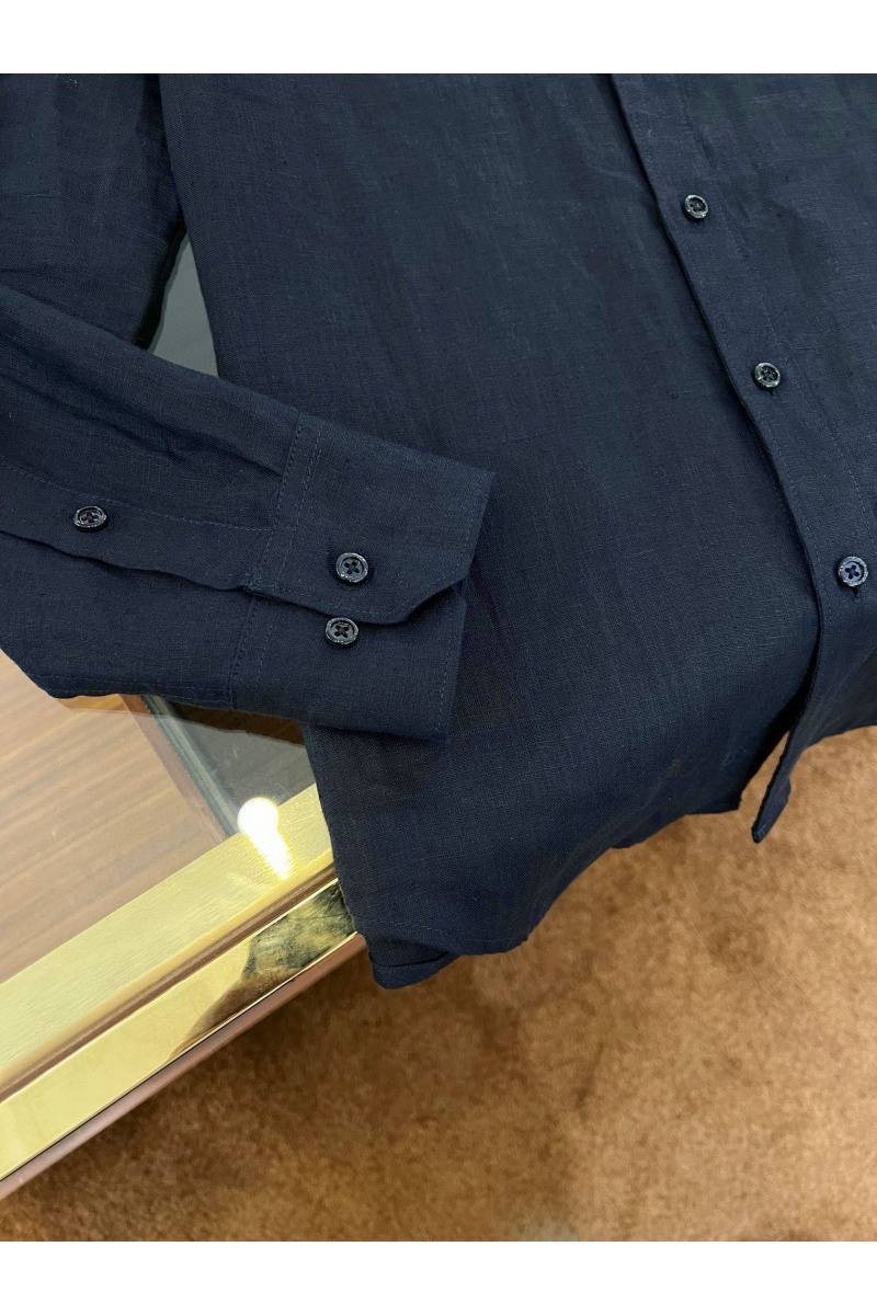 Dоlсе & Gаbbаnа Льняная рубашка Premium - Navy