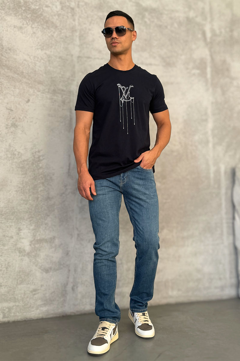 Trussardi Мужские джинсы светло-синего цвета regular fit