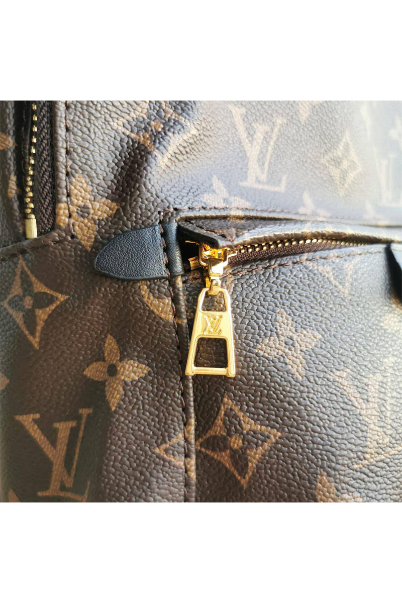 Lоuis Vuittоn Женский кожаный рюкзак Palm Spring PM Monogram 29x20.5 см