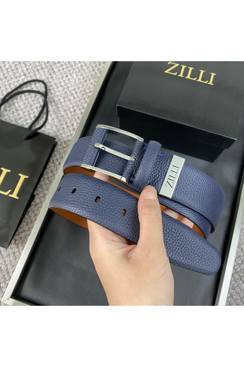 Zilli Двусторонний кожаный ремень Premium (ширина 3.8 см)