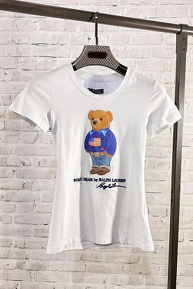 Женская футболка "Bear" - White