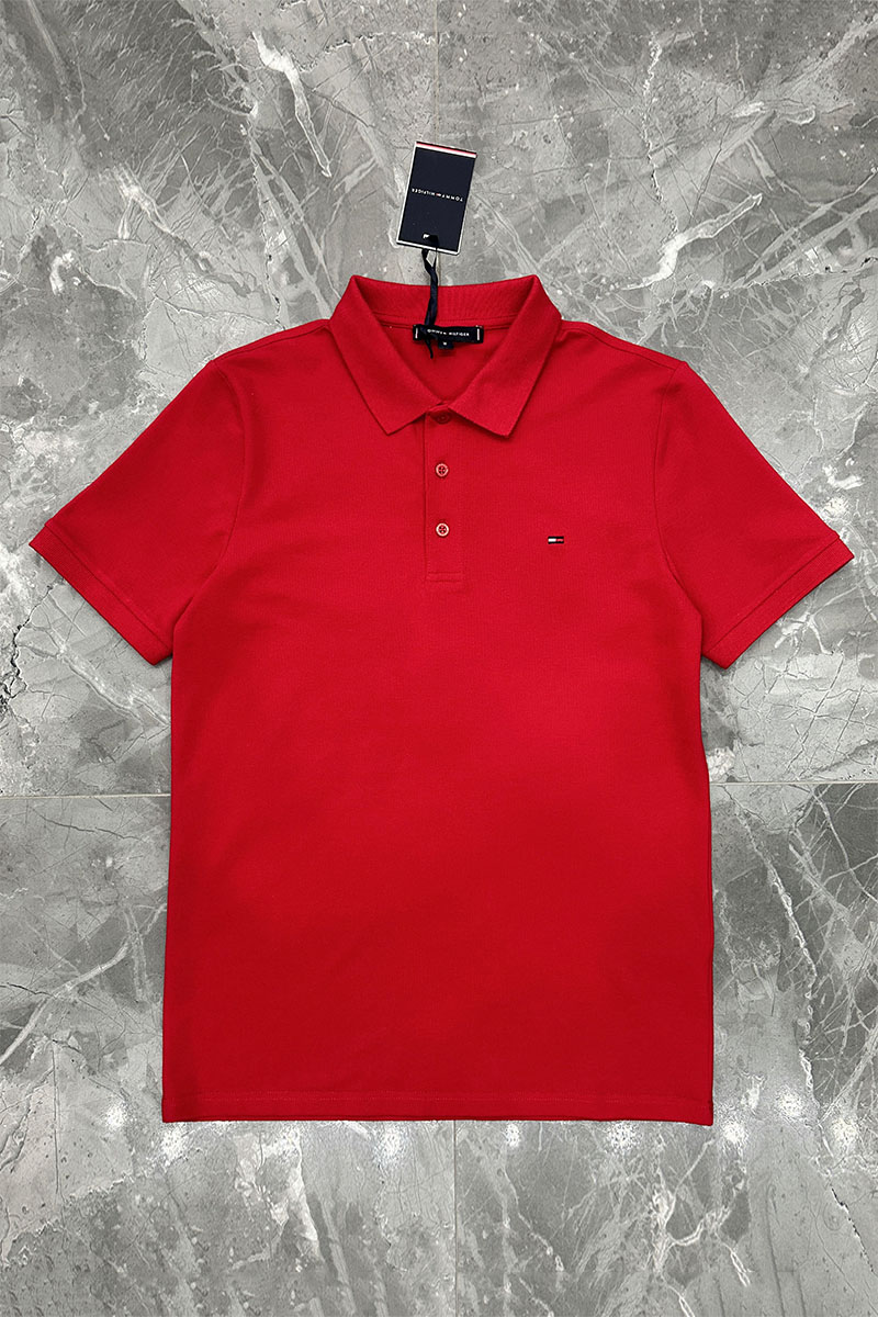 Tommy Hilfiger Мужское красное поло