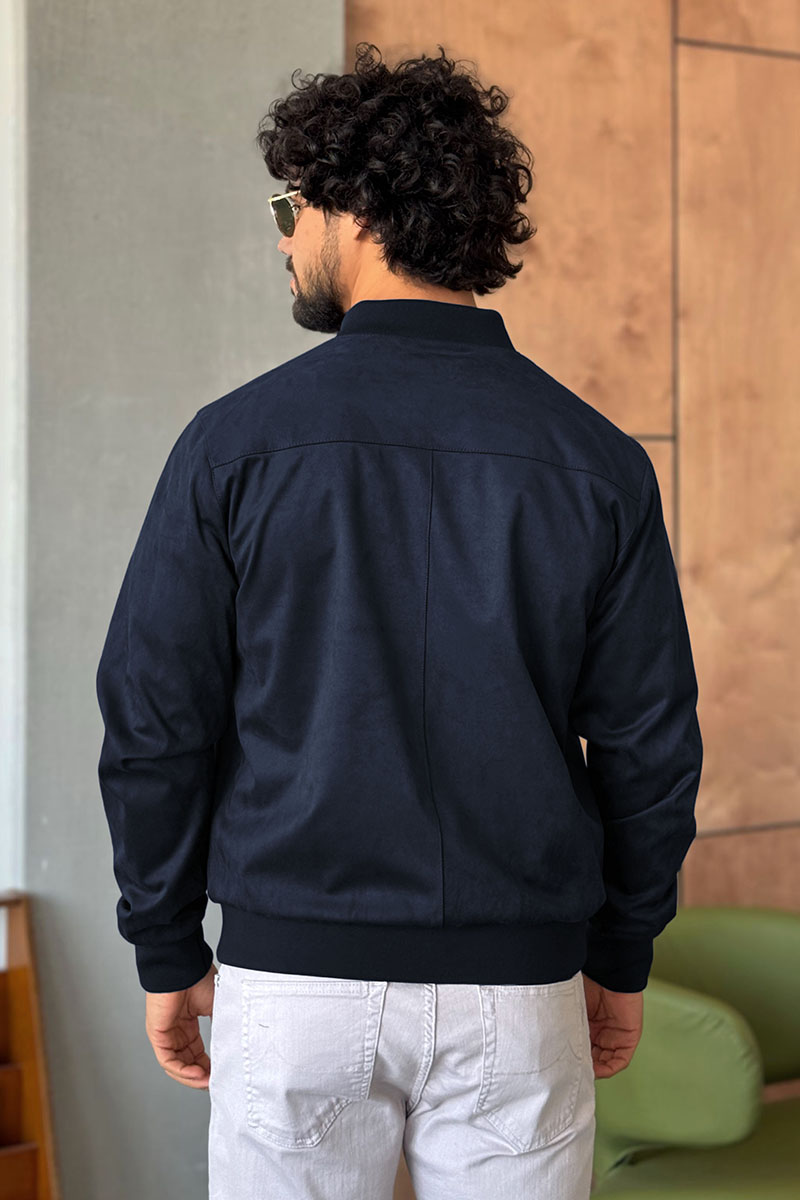 Loro Piana Мужской тёмно-синий бомбер 