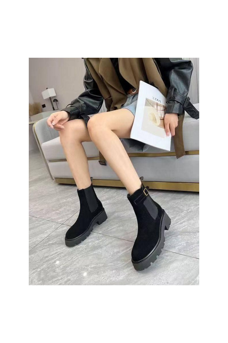 Celine Женские замшевые сапоги premium - Black