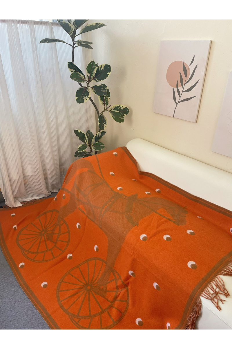 Hermes Плед Cheval Cabriolet premium 145x185 см