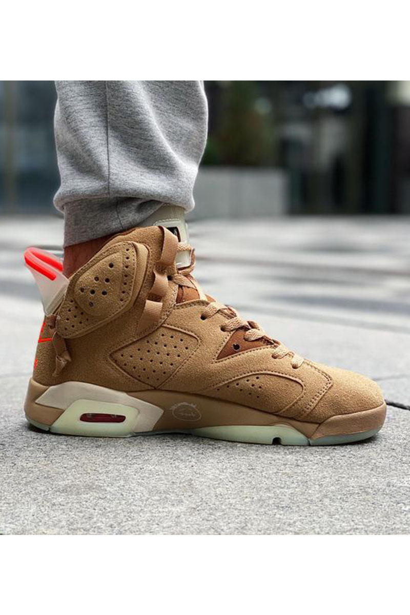 Nike Кроссовки Travis Scott x Air Jordan 6 Retro "British Khaki"
