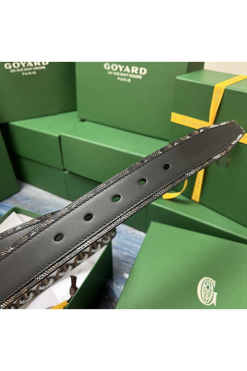 Designer Clothing Кожаный ремень Goyard Honore Goyardine premium