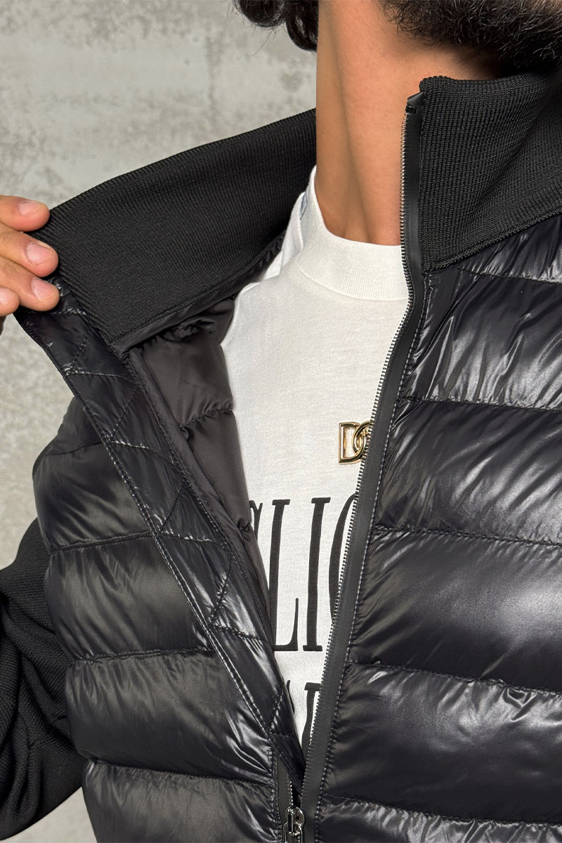 Moncler Куртка с вязаными рукавами 