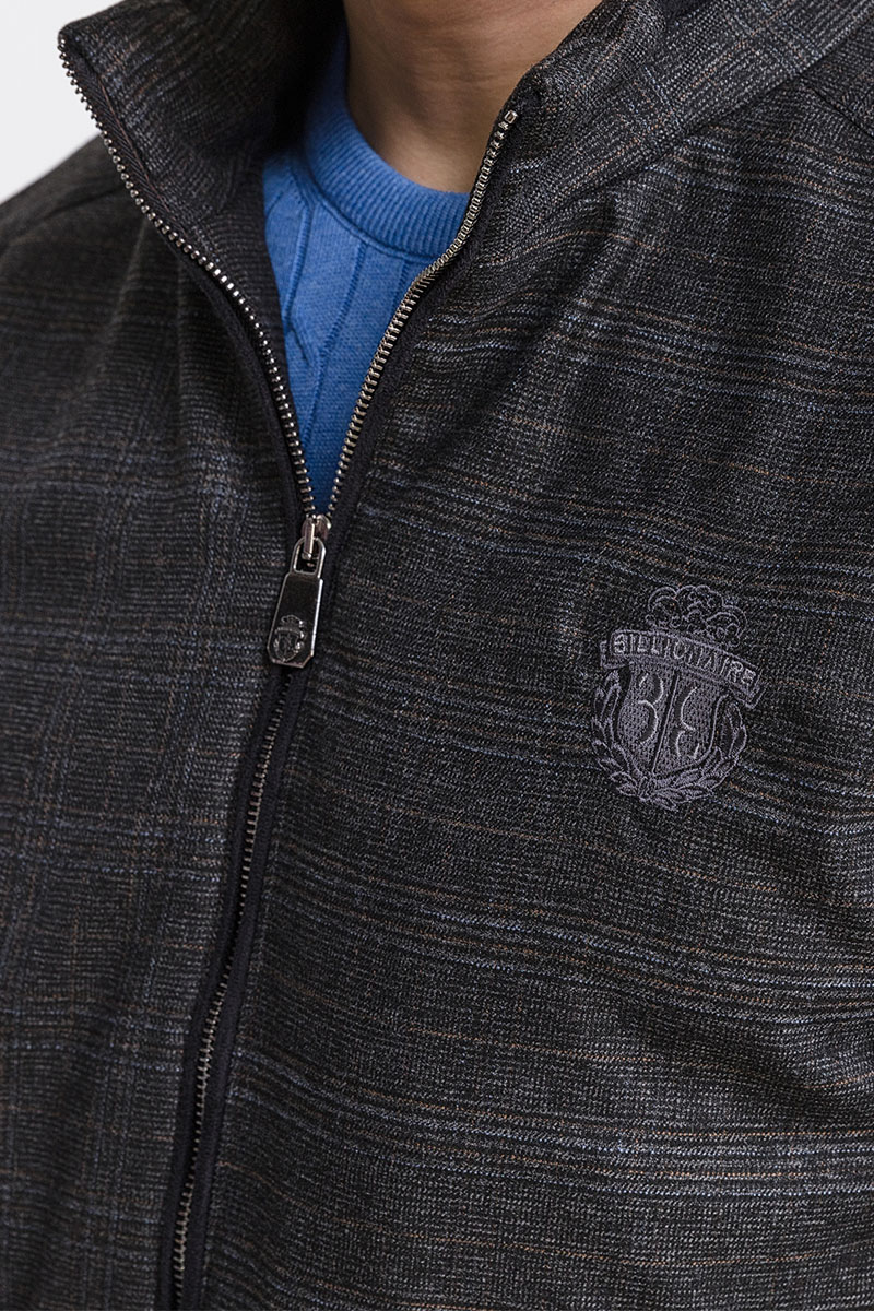 Billiоnаirе Мужская чёрная куртка logo-embroidered