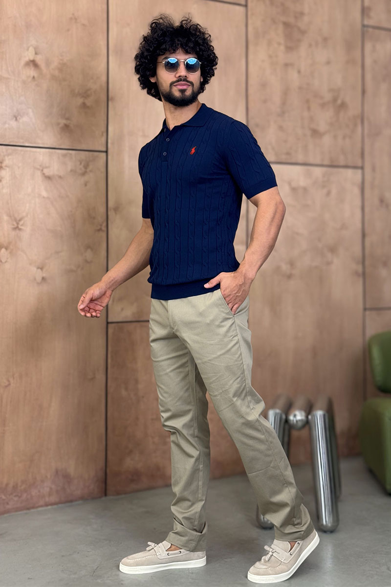 Polo Ralph Lauren Мужское тёмно-синее поло