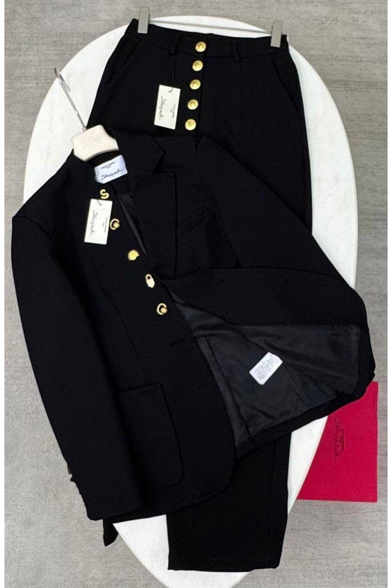 Schiaparelli Женский костюм чёрного цвета premium
