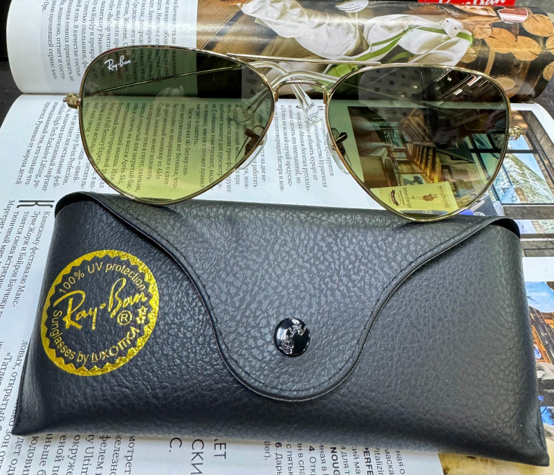 Ray Ban Солнцезащитные очки Aviator Large Metal