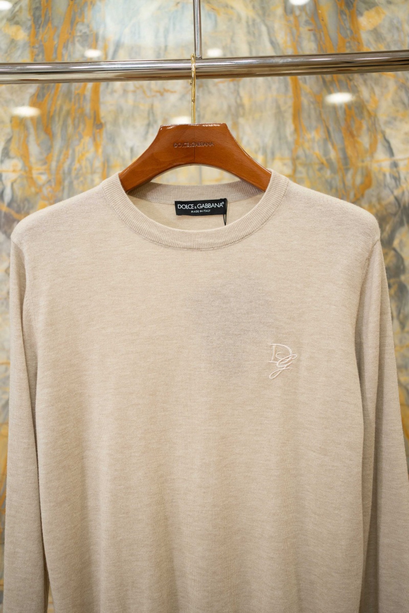 Dоlсе & Gаbbаnа Мужской бежевый джемпер premium
