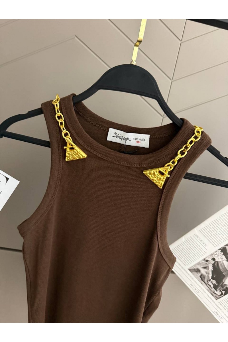 Schiaparelli Женская майка premium - Brown