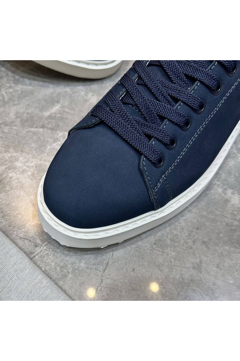 Designer Мужские кроссовки nubuck calfskin - Navy