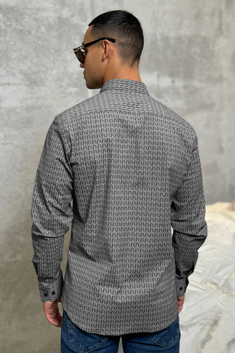 Emporio Armani EA7 Мужская чёрная рубашка