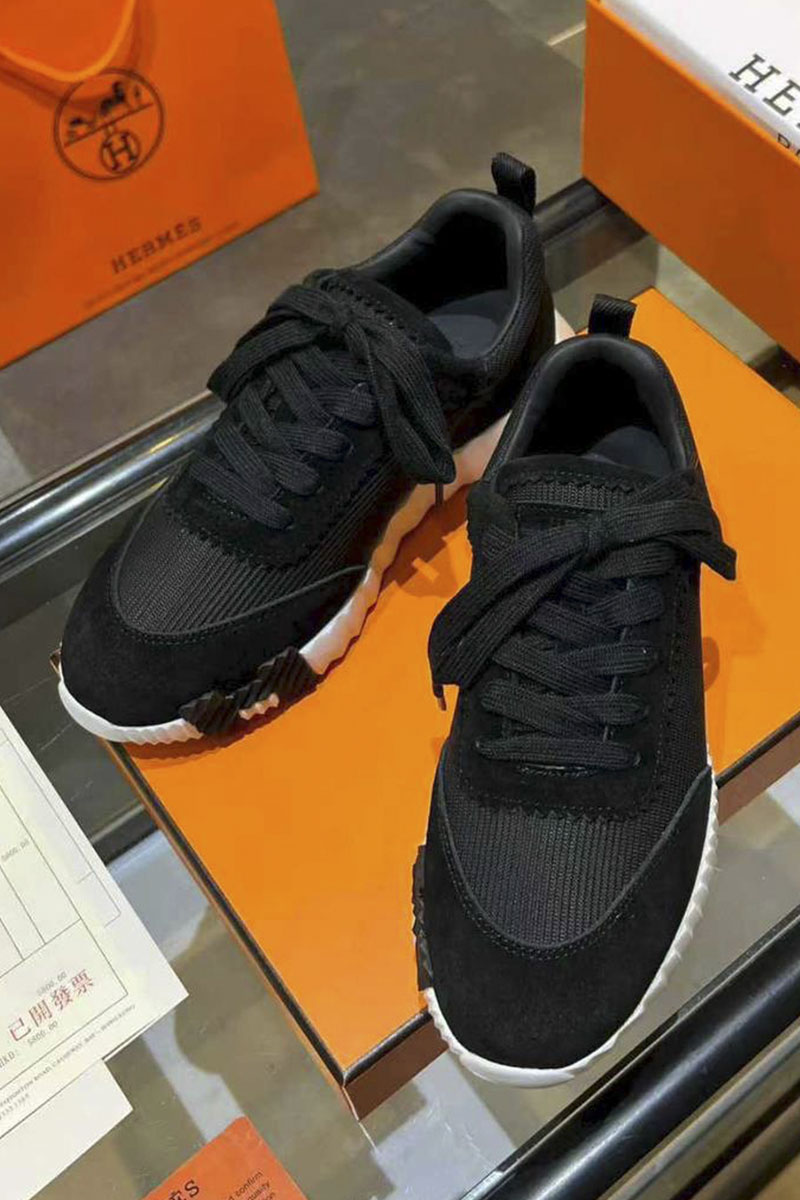 Hermes Женские комбинированные кроссовки Bouncing premium