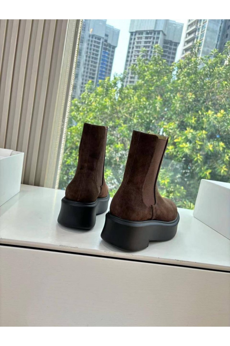 Designer Clothing Женские замшевые сапоги The Row premium - Brown