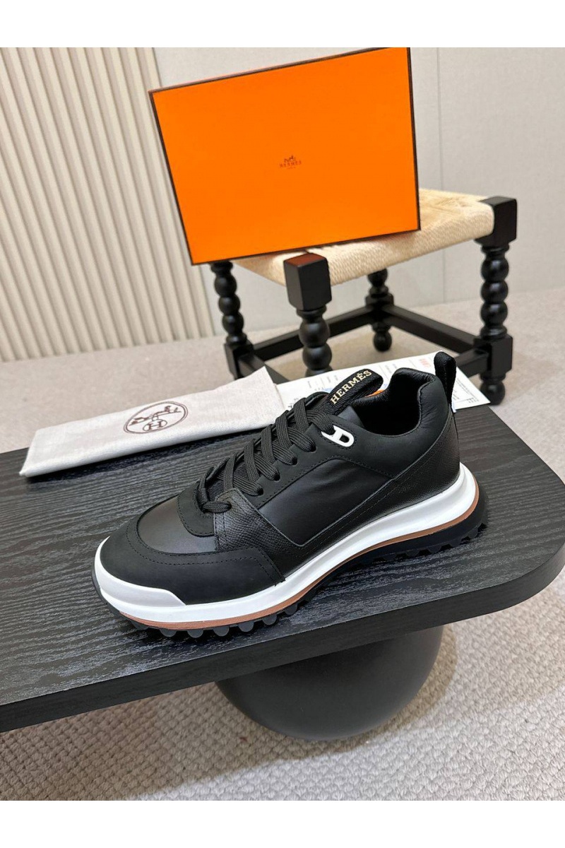 Hermes Мужские кроссовки Leader - Black