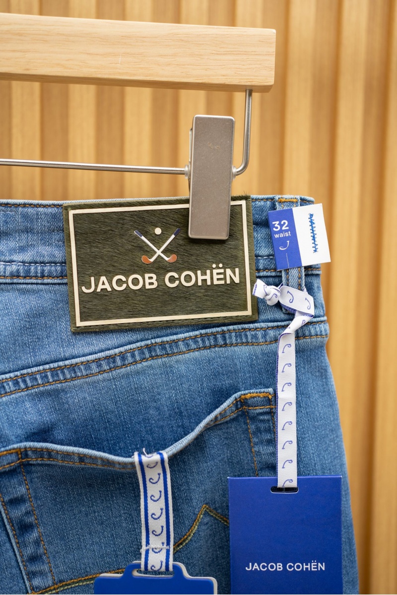 Jacob Cohen Мужские синие джинсы Premium
