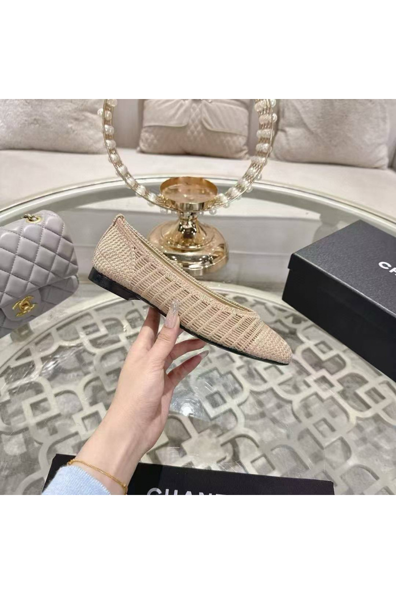 Chаnеl Женские балетки Premium - Beige