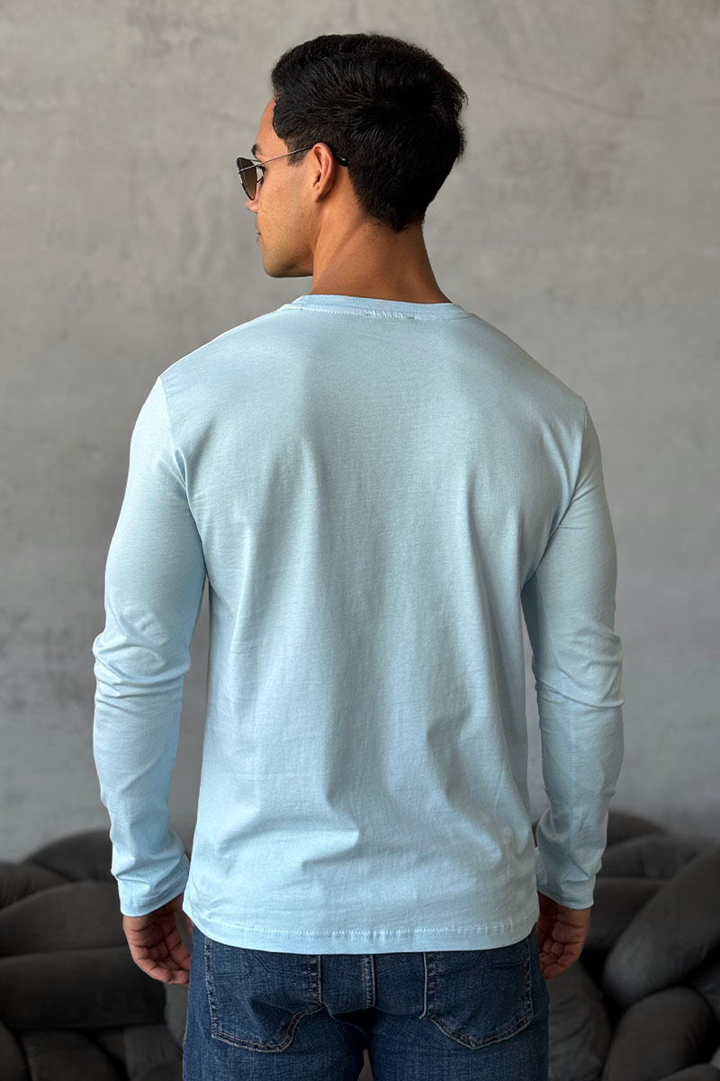 Polo Ralph Lauren Мужской лонгслив "Bear" - Blue