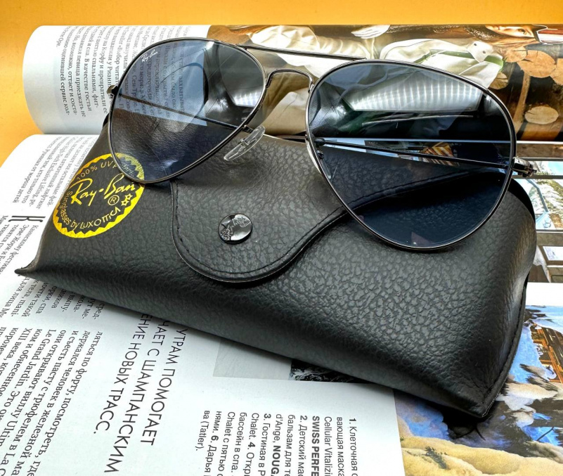 Ray Ban Солнцезащитные очки Aviator Large Metal