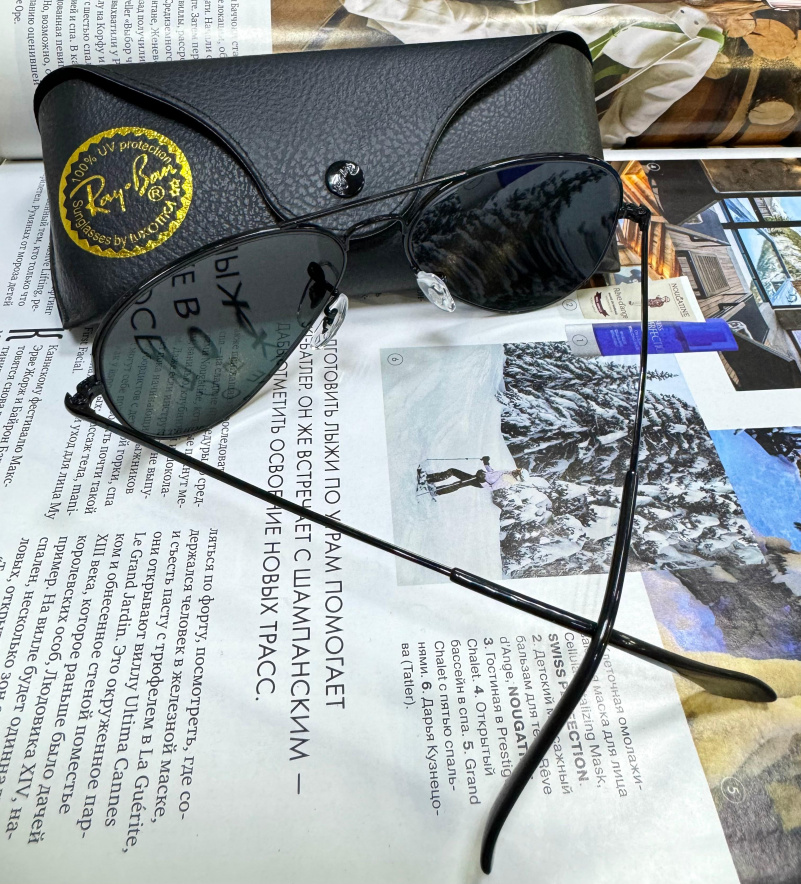 Ray Ban Солнцезащитные очки Aviator Large Metal