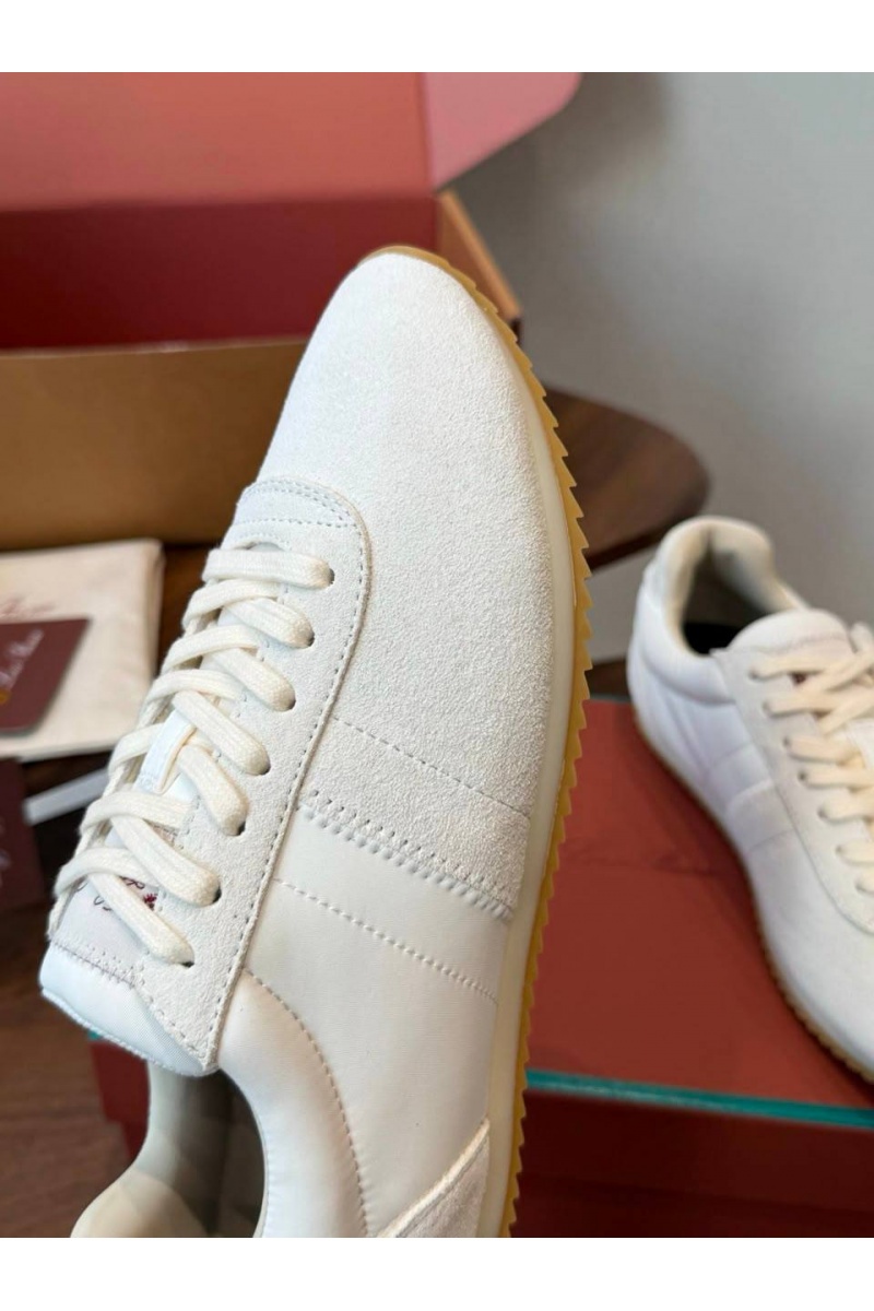 Loro Piana Женские замшевые кроссовки Fast Walk premium