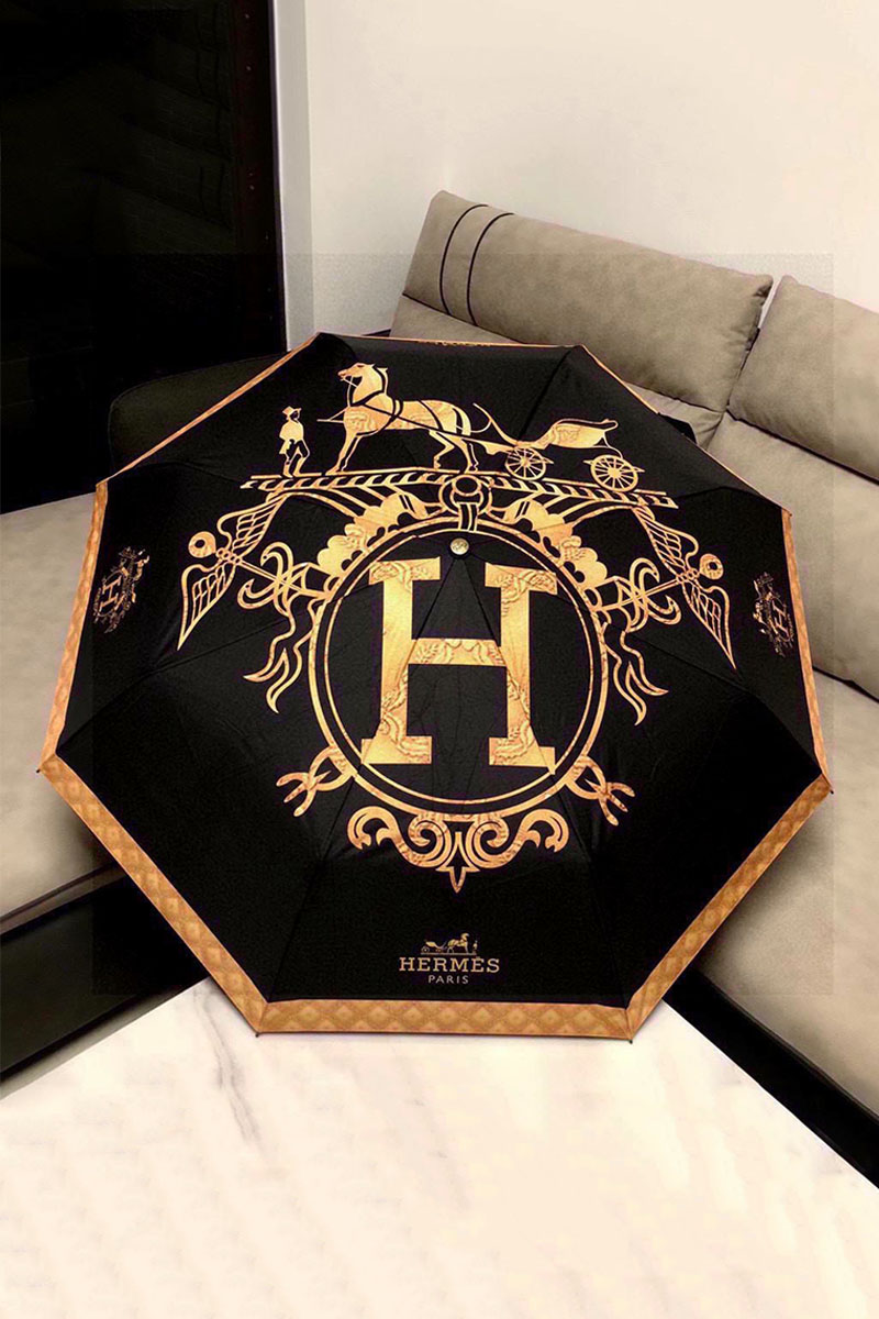 Hermes Зонт чёрного цвета