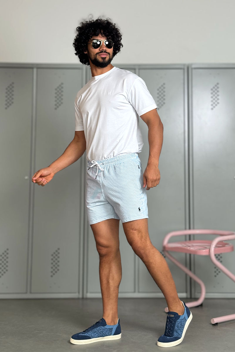 Polo Ralph Lauren Мужские голубые шорты 